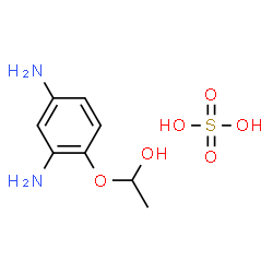 ChemSpider 2D Image | 2,4-Diaminophenoxyethanol sulfate | C8H14N2O6S