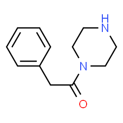 ChemSpider 2D Image | 1-(phenylacetyl)piperazine | C12H16N2O