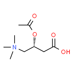 ChemSpider 2D Image | (3R)-3-acetoxy-4-(trimethyl-$l^{5}-azanyl)butanoic acid | C9H18NO4