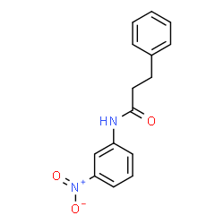 ChemSpider 2D Image | N-(3-Nitrophenyl)-3-phenylpropanamide | C15H14N2O3