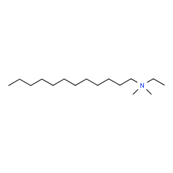 ChemSpider 2D Image | 1-[ethyl(dimethyl)-$l^{5}-azanyl]dodecane | C16H36N