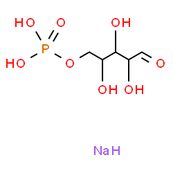 ChemSpider 2D Image | 5-O-Phosphonopentose - sodium (1:1) | C5H11NaO8P