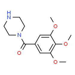ChemSpider 2D Image | 1-(3,4,5-trimethoxybenzoyl)piperazine | C14H20N2O4