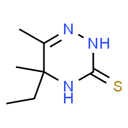 ChemSpider 2D Image | 5-Ethyl-5,6-dimethyl-4,5-dihydro-1,2,4-triazine-3(2H)-thione | C7H13N3S