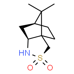 ChemSpider 2D Image | (5S,7S)-10,10-Dimethyl-3-thia-4-azatricyclo[5.2.1.0~1,5~]decane 3,3-dioxide | C10H17NO2S