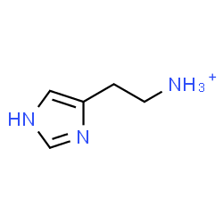 ChemSpider 2D Image | 2-(1H-Imidazol-4-yl)ethanaminium | C5H10N3