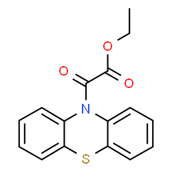 ChemSpider 2D Image | Ethyl oxo(10H-phenothiazin-10-yl)acetate | C16H13NO3S