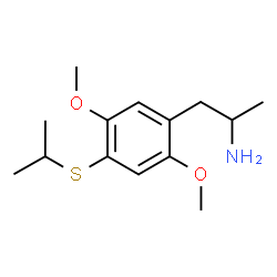 ChemSpider 2D Image | 2,5-DIMETHOXY-4-ISO-PROPYLTHIOAMPHETAMINE | C14H23NO2S
