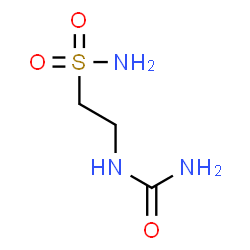ChemSpider 2D Image | 2-(Carbamoylamino)ethanesulfonamide | C3H9N3O3S