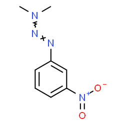 ChemSpider 2D Image | (1E)-3,3-Dimethyl-1-(3-nitrophenyl)-1-triazene | C8H10N4O2