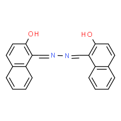 ChemSpider 2D Image | 1,1'-(1,2-Hydrazinediylidenedimethylylidene)di(2-naphthol) | C22H16N2O2