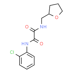 ChemSpider 2D Image | N-(2-Chlorophenyl)-N'-(tetrahydro-2-furanylmethyl)ethanediamide | C13H15ClN2O3