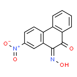 ChemSpider 2D Image | (10Z)-10-(Hydroxyimino)-2-nitro-9(10H)-phenanthrenone | C14H8N2O4