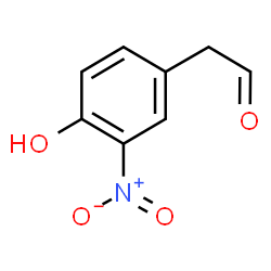 ChemSpider 2D Image | 4-hydroxy-3-nitrophenylacetaldehyde | C8H7NO4
