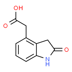 ChemSpider 2D Image | 2-(2-Oxoindolin-4-yl)acetic acid | C10H9NO3