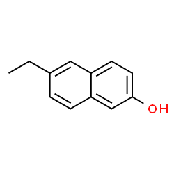ChemSpider 2D Image | 6-Ethyl-2-naphthol | C12H12O