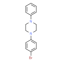 ChemSpider 2D Image | 1-(4-Bromophenyl)-4-phenylpiperazine | C16H17BrN2