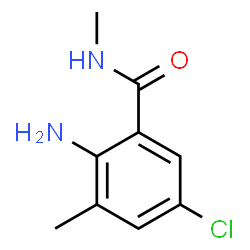 ChemSpider 2D Image | 2-Amino-5-chloro-N,3-dimethylbenzamide | C9H11ClN2O