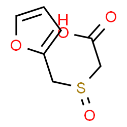 ChemSpider 2D Image | [(2-Furylmethyl)sulfinyl]acetic acid | C7H8O4S