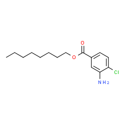 ChemSpider 2D Image | Octyl 3-amino-4-chlorobenzoate | C15H22ClNO2