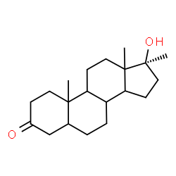 ChemSpider 2D Image | (17beta)-17-Hydroxy-17-methylandrostan-3-one | C20H32O2