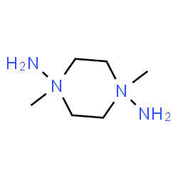 ChemSpider 2D Image | 1,4-dimethyl-2,3,5,6-tetrahydropyrazine-1,4-diamine | C6H18N4