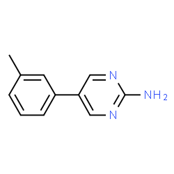 ChemSpider 2D Image | 5-(m-Tolyl)pyrimidin-2-amine | C11H11N3