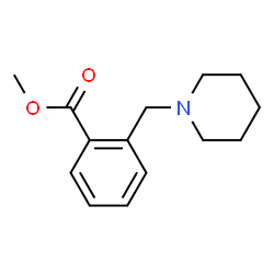 ChemSpider 2D Image | Methyl 2-(1-piperidinylmethyl)benzoate | C14H19NO2