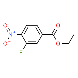 ChemSpider 2D Image | Ethyl 3-fluoro-4-nitrobenzoate | C9H8FNO4