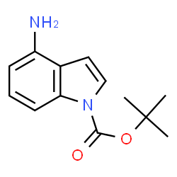 ChemSpider 2D Image | 1-Boc-4-aminoindole | C13H16N2O2