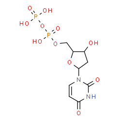 ChemSpider 2D Image | DEOXYURIDINE-5'-DIPHOSPHATE | C9H14N2O11P2