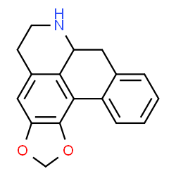 ChemSpider 2D Image | 6,7,7a,8-Tetrahydro-5H-[1,3]benzodioxolo[6,5,4-de]benzo[g]quinoline | C17H15NO2