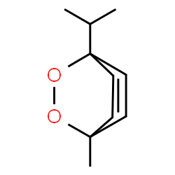 ChemSpider 2D Image | 1-Isopropyl-4-methyl-2,3-dioxabicyclo[2.2.2]oct-5-ene | C10H16O2