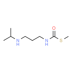 ChemSpider 2D Image | S-Methyl [3-(isopropylamino)propyl]carbamothioate | C8H18N2OS