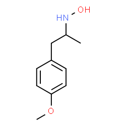 ChemSpider 2D Image | N-Hydroxy-1-(4-methoxyphenyl)-2-propanamine | C10H15NO2