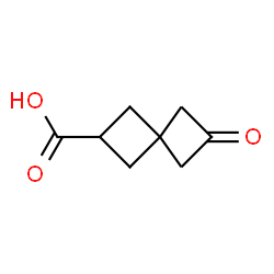 ChemSpider 2D Image | 6-Oxospiro[3.3]heptane-2-carboxylic acid | C8H10O3