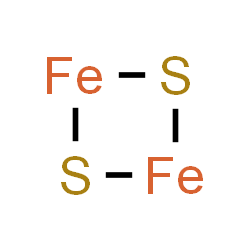 ChemSpider 2D Image | Di-mu-sulfidediiron | Fe2S2