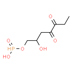 ChemSpider 2D Image | 2-Hydroxy-4,5-dioxoheptyl hydrogen phosphonate | C7H13O6P