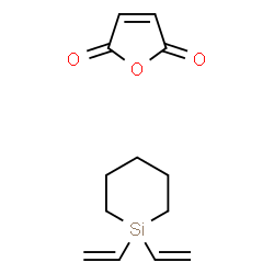 ChemSpider 2D Image | 2,5-Furandione - 1,1-divinylsilinane (1:1) | C13H18O3Si