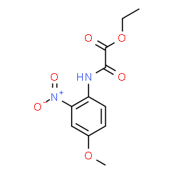ChemSpider 2D Image | Ethyl [(4-methoxy-2-nitrophenyl)amino](oxo)acetate | C11H12N2O6