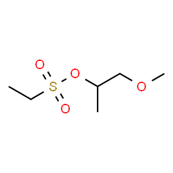 ChemSpider 2D Image | 1-Methoxy-2-propanyl ethanesulfonate | C6H14O4S