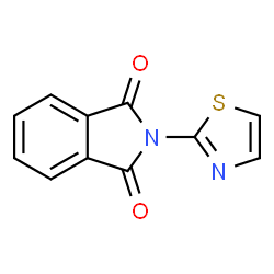 ChemSpider 2D Image | N-(2-Thiazolyl)phthalimide | C11H6N2O2S