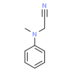 ChemSpider 2D Image | [Methyl(phenyl)amino]acetonitrile | C9H10N2