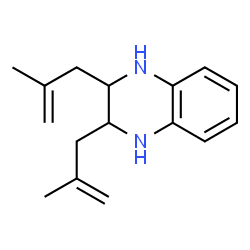 ChemSpider 2D Image | 2,3-Bis-(2-methyl-allyl)-1,2,3,4-tetrahydro-quinoxaline | C16H22N2