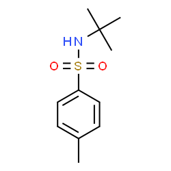 ChemSpider 2D Image | N-(tert-Butyl)-p-toluenesulfonamide | C11H17NO2S