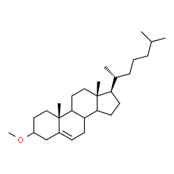 ChemSpider 2D Image | (8xi,9xi,14xi)-3-Methoxycholest-5-ene | C28H48O