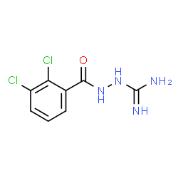ChemSpider 2D Image | 2-(2,3-Dichlorobenzoyl)hydrazinecarboximidamide | C8H8Cl2N4O
