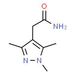 ChemSpider 2D Image | 2-(1,3,5-Trimethyl-1H-pyrazol-4-yl)acetamide | C8H13N3O