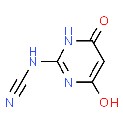 ChemSpider 2D Image | (4,6-dihydroxypyrimidin-2-yl)cyanamide | C5H4N4O2