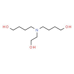 ChemSpider 2D Image | 4,4'-[(2-Hydroxyethyl)imino]di(1-butanol) | C10H23NO3